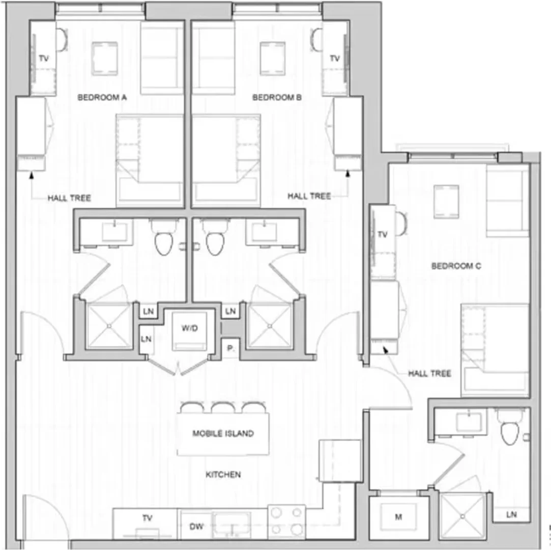 Budgetfreundliches Studentenzimmer in Campusnähe in 