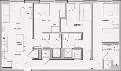 Quarto privado em Forbes Avenue, imagem 5 de 28