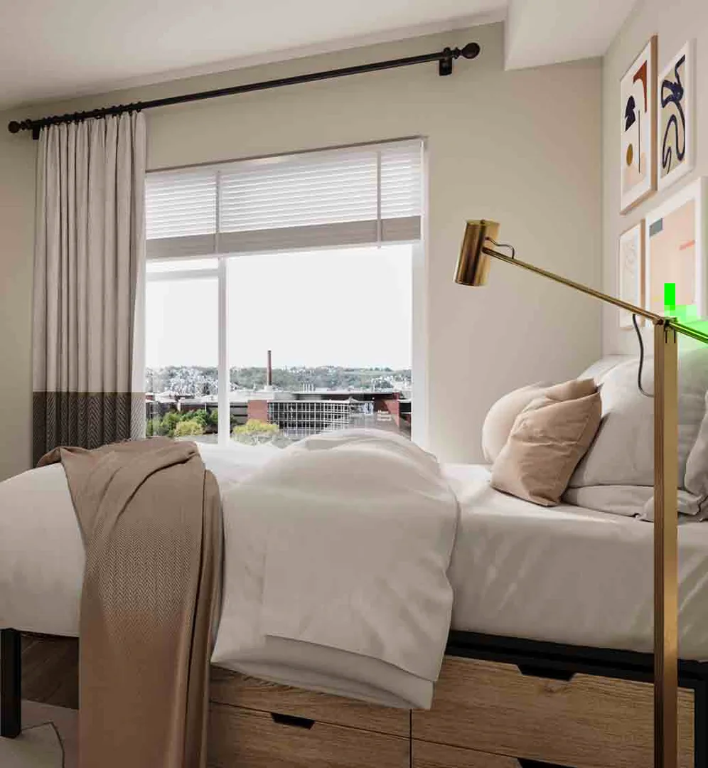 Student-friendly room in  with modern amenities