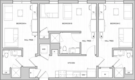 Private room at Forbes Avenue, image 2 of 26