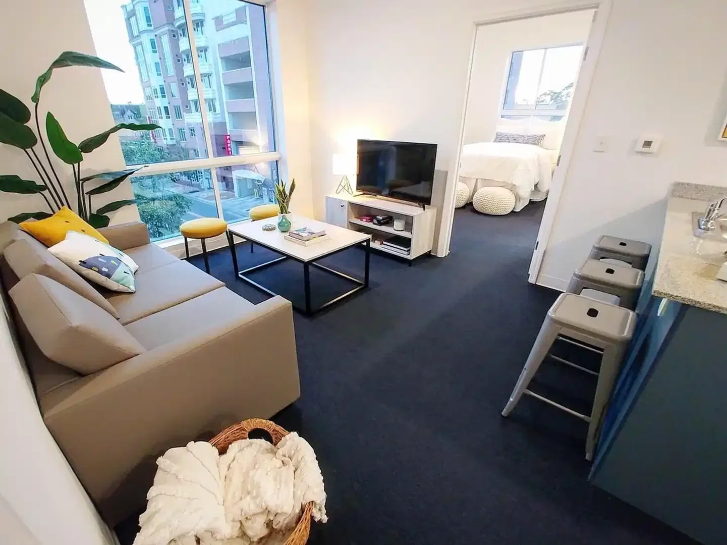 Studio moderne pour étudiants avec toutes les commodités dans 