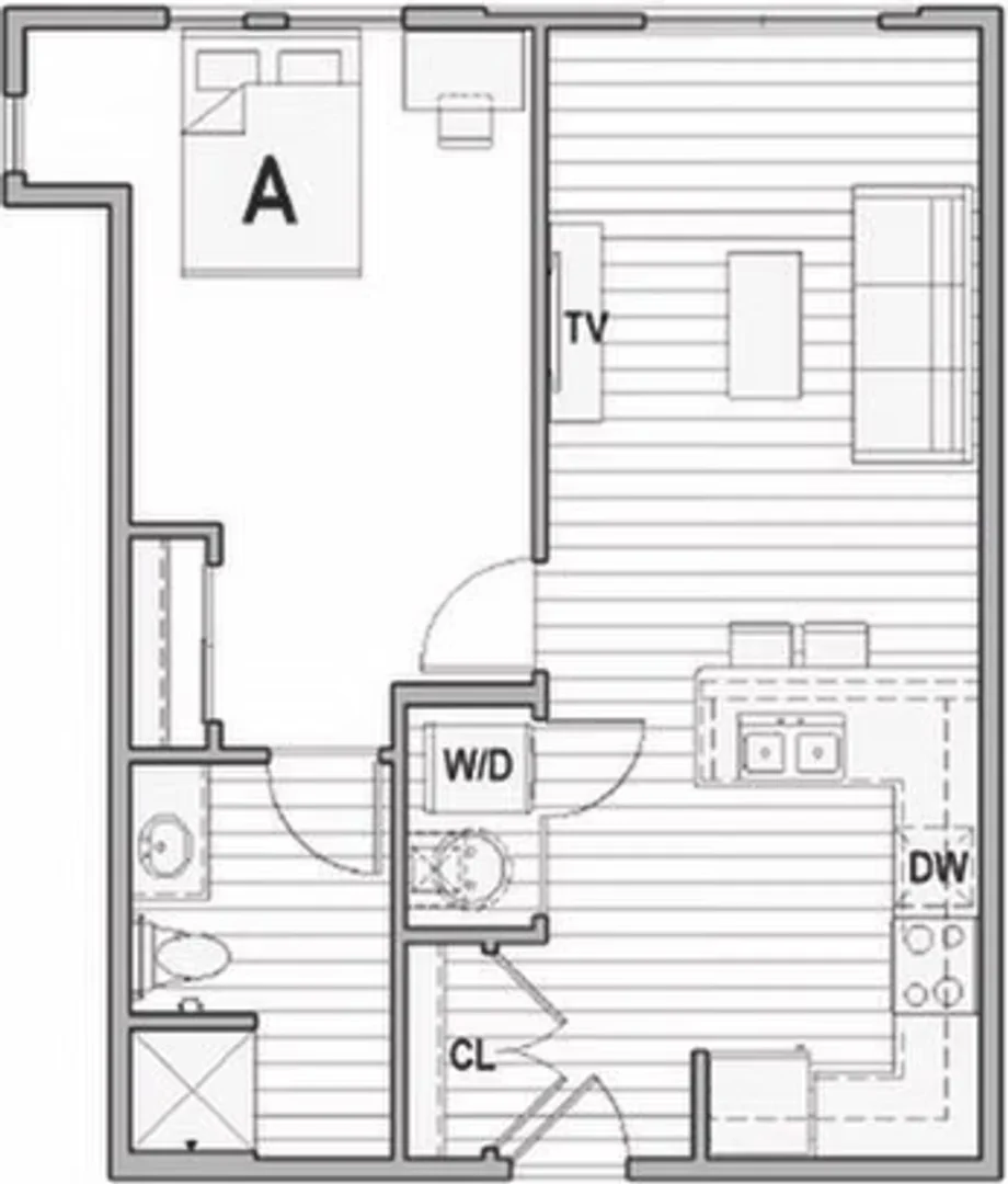 Komfortables und geräumiges Studentenzimmer in 