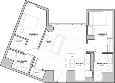 Privatzimmer in der South Chauncey Avenue, bild 7 von 39