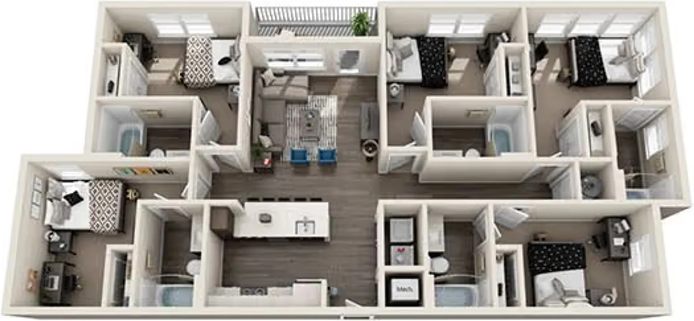 Chambre confortable pour étudiants disponible dans 