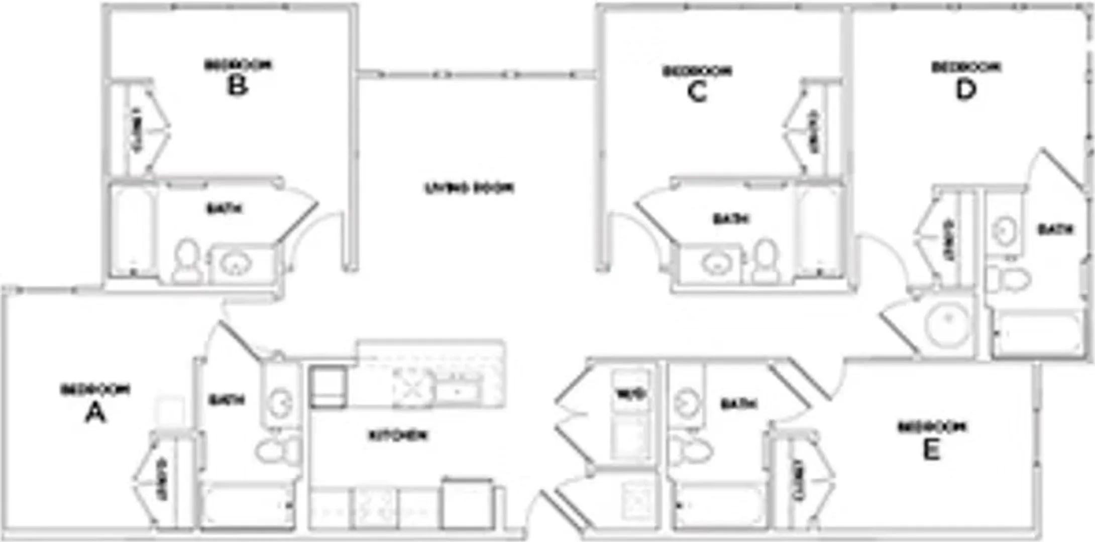 Chambre à louer dans un appartement d'étudiant à , entièrement meublée