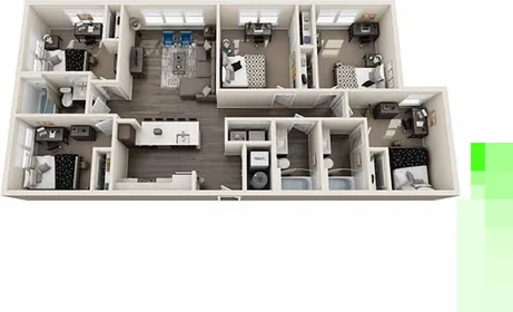 Chambre privée à West Virginia Street, image 15 de 49