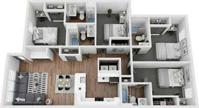 Quarto privado em East University Drive, imagem 1 de 10