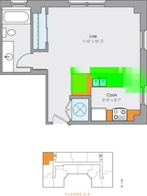 Studio at East Armour Boulevard, image 17 of 30