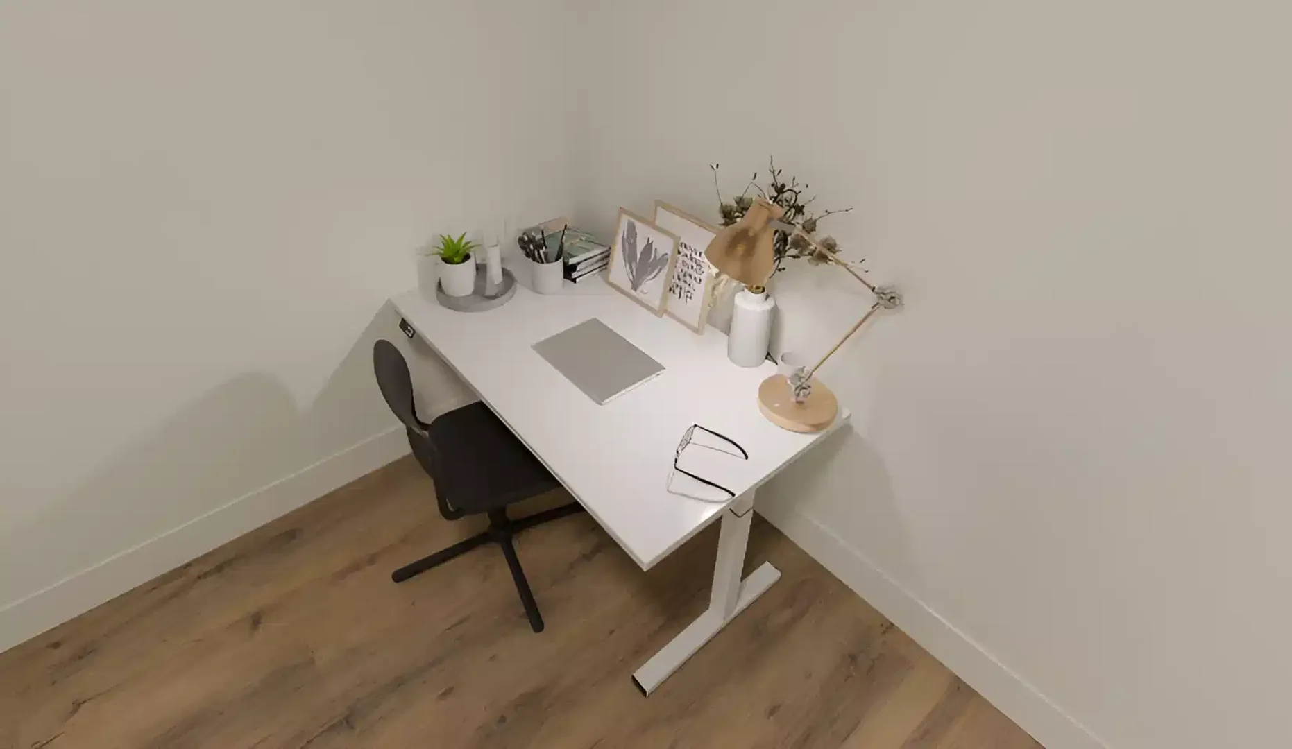 Quarto de estudante funcional perfeito para estudar em 