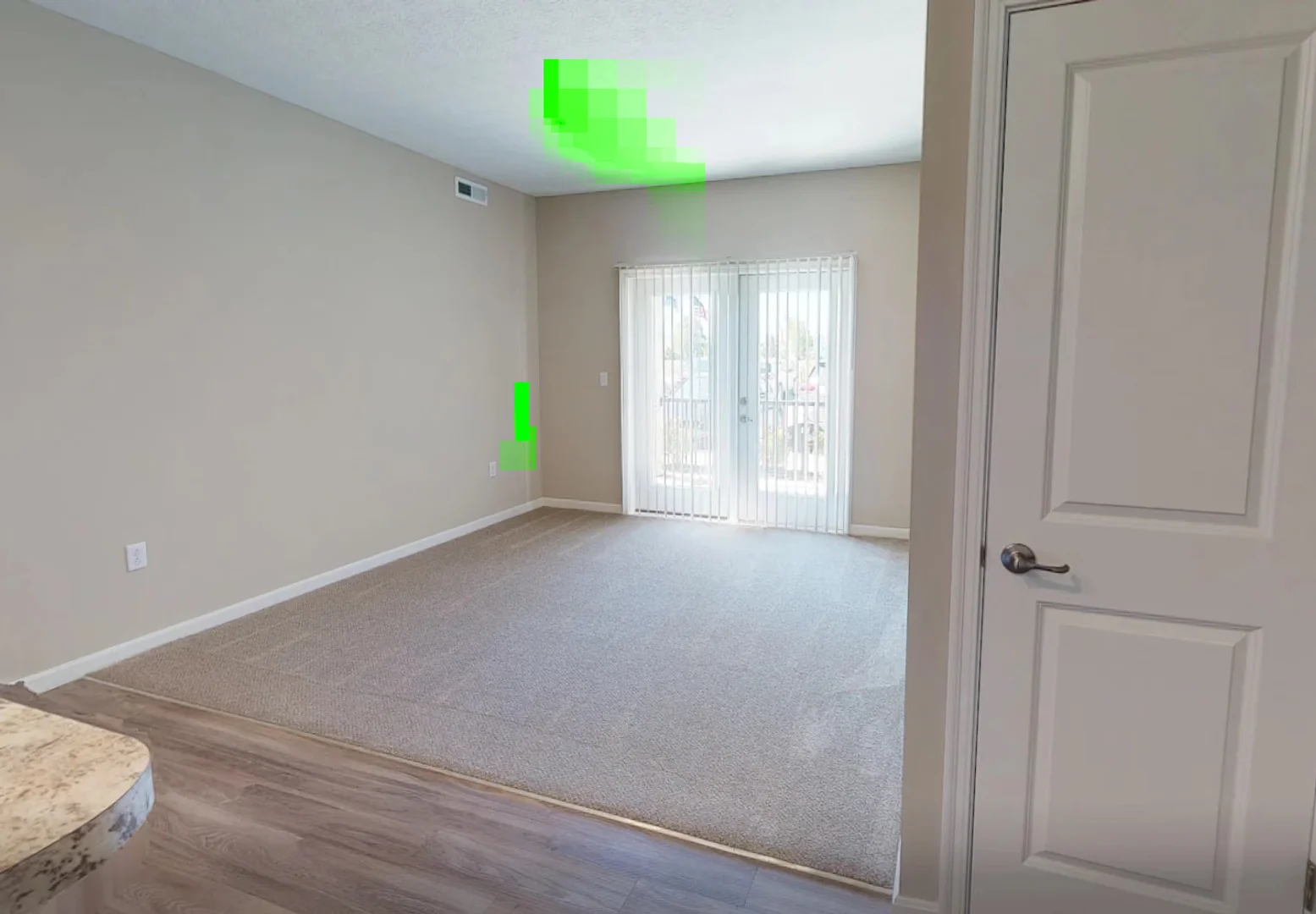 Affordable room for students with ample lighting in