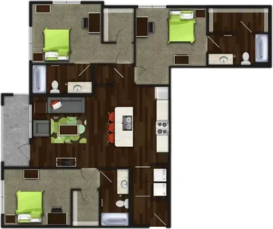 Stanza privata in West Plum Street, immagine 10 di 49