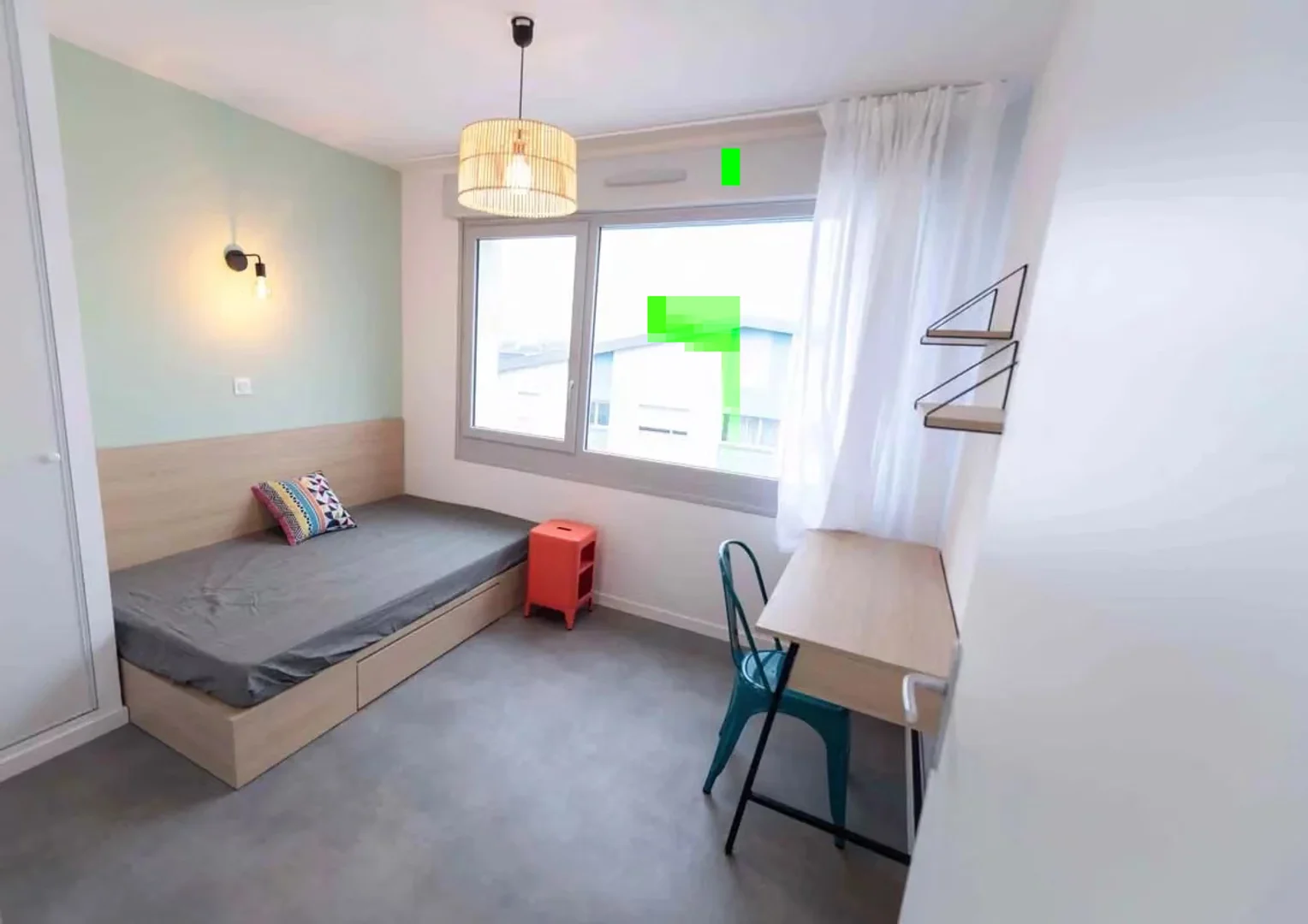 Bezahlbares Zimmer für Studenten mit ausreichender Beleuchtung in 