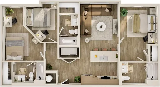 Chambre privée à East Apache Boulevard, image 1 de 10