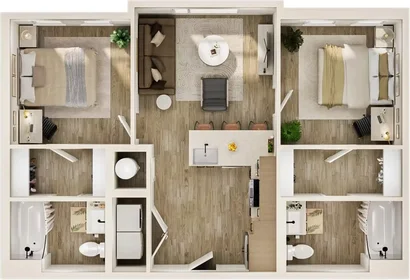 Chambre privée à East Apache Boulevard, image 1 de 10
