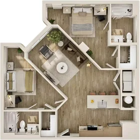 Quarto privado em East Apache Boulevard, imagem 1 de 10
