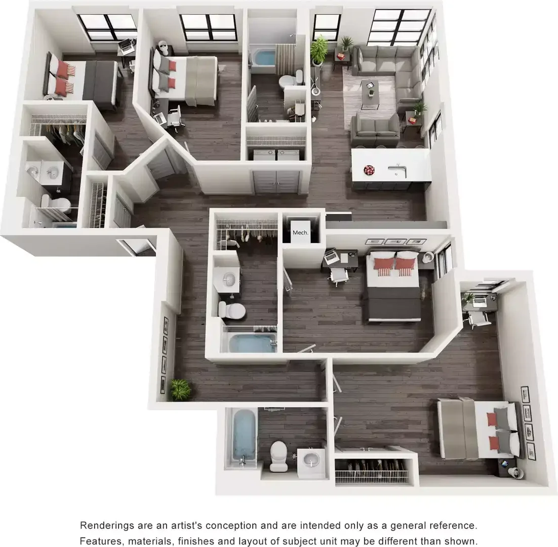 Bright and airy student room with easy university access in 