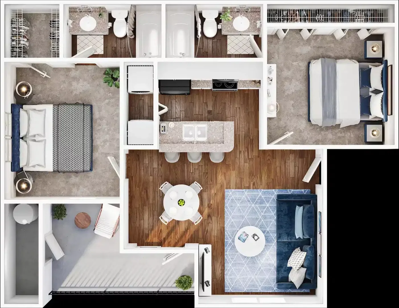 Habitación estudiantil luminosa y aireada con fácil acceso a la universidad en 