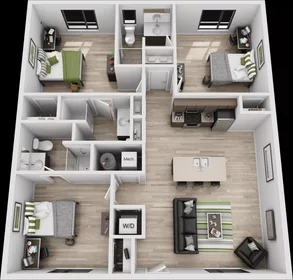 Habitación privada en Hillsborough Street, imagen 4 de 24