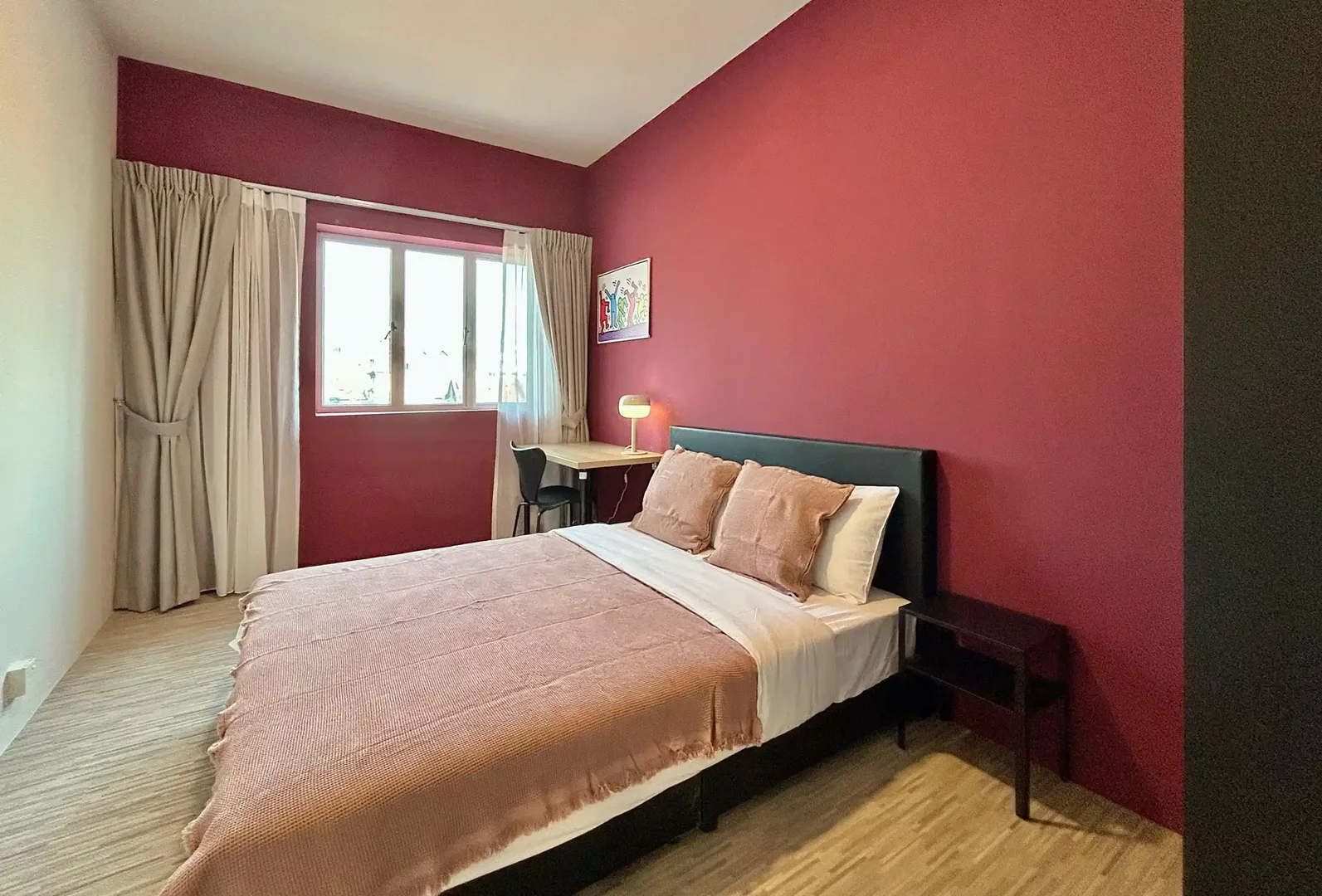 Habitación para estudiantes en  con área de estudio y facilidades compartidas