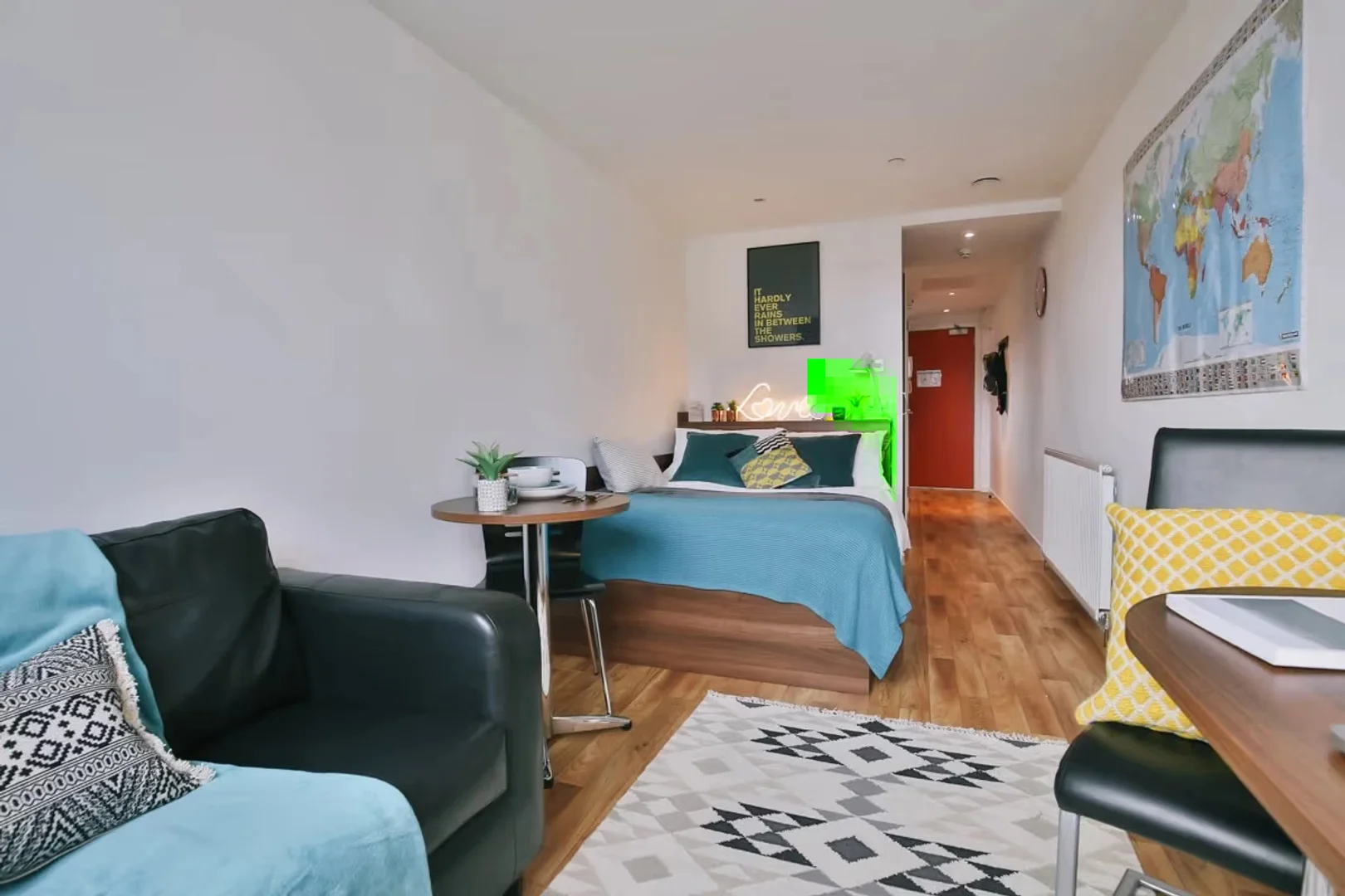 Minimalistisches Studentenstudio in  mit effizientem Grundriss