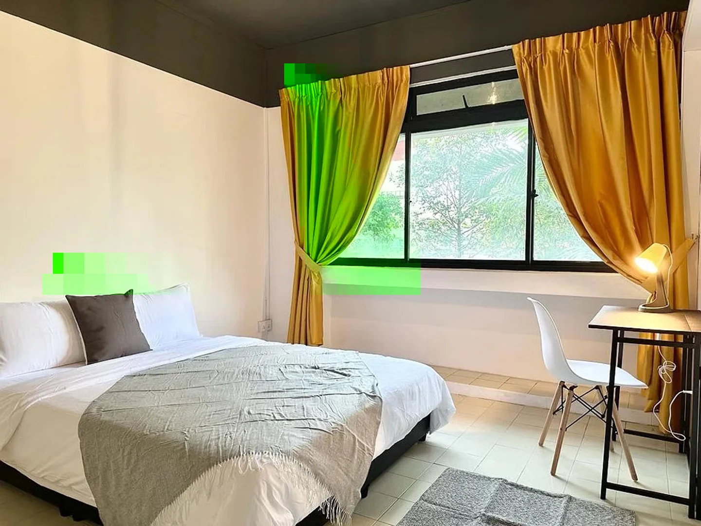 'de öğrenci dairesinde, tamamen mobilyalı kiralık oda