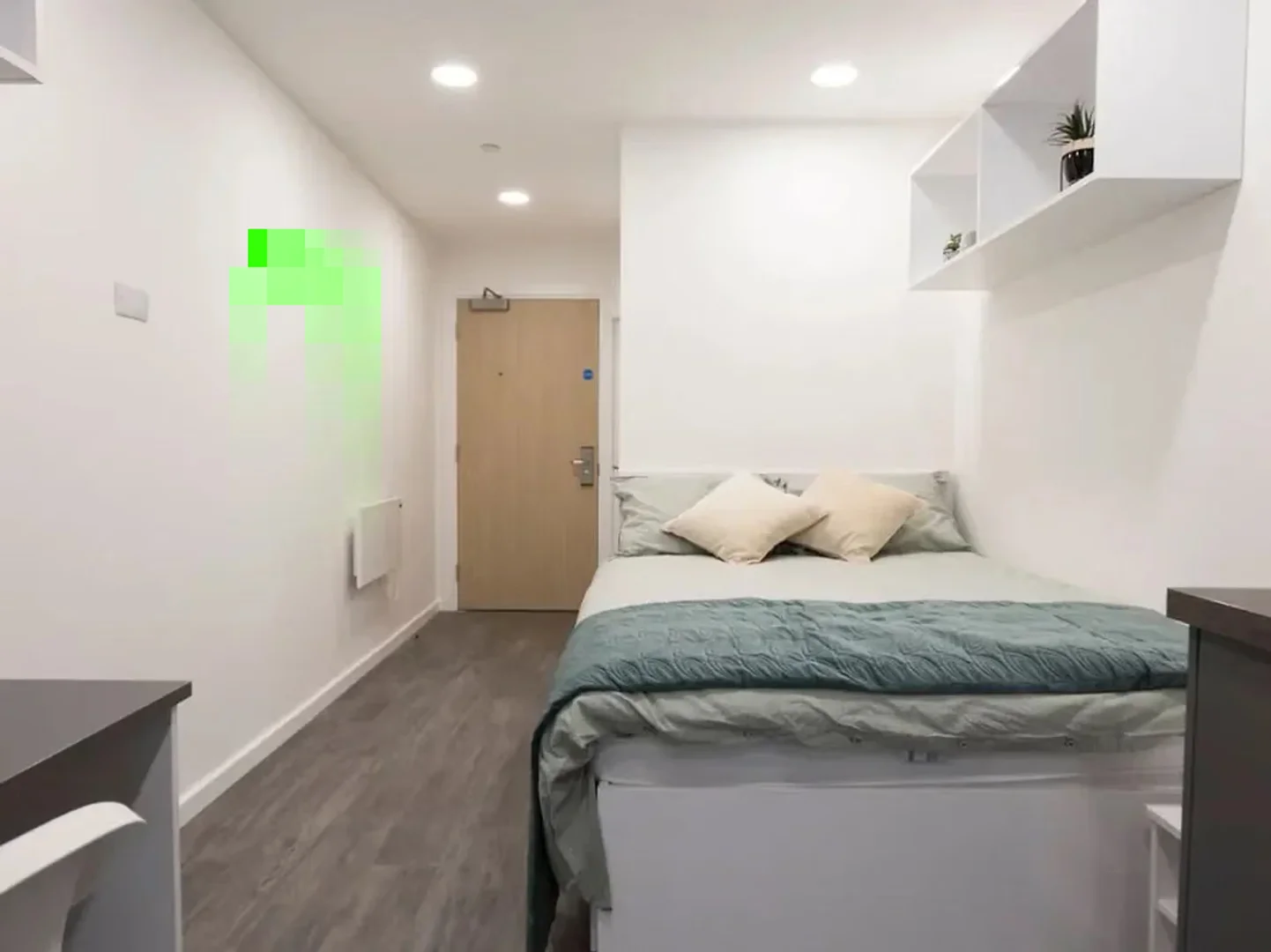 Affordable studio apartment with essential features in 