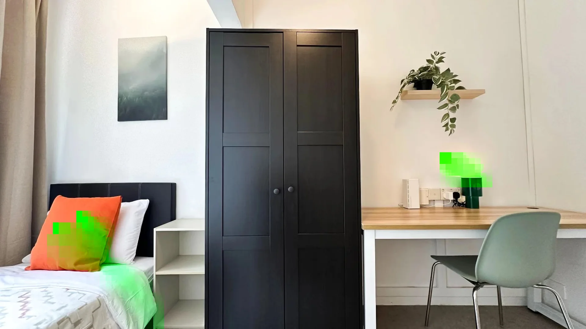 Funktionelles Studentenzimmer perfekt zum Studieren in 