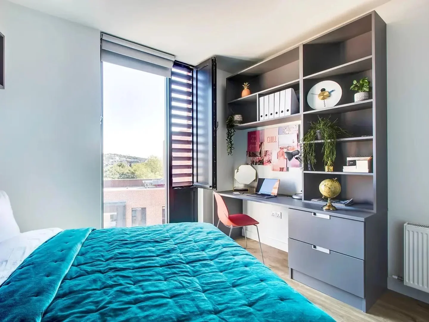 Quarto acolhedor para estudantes disponível em 