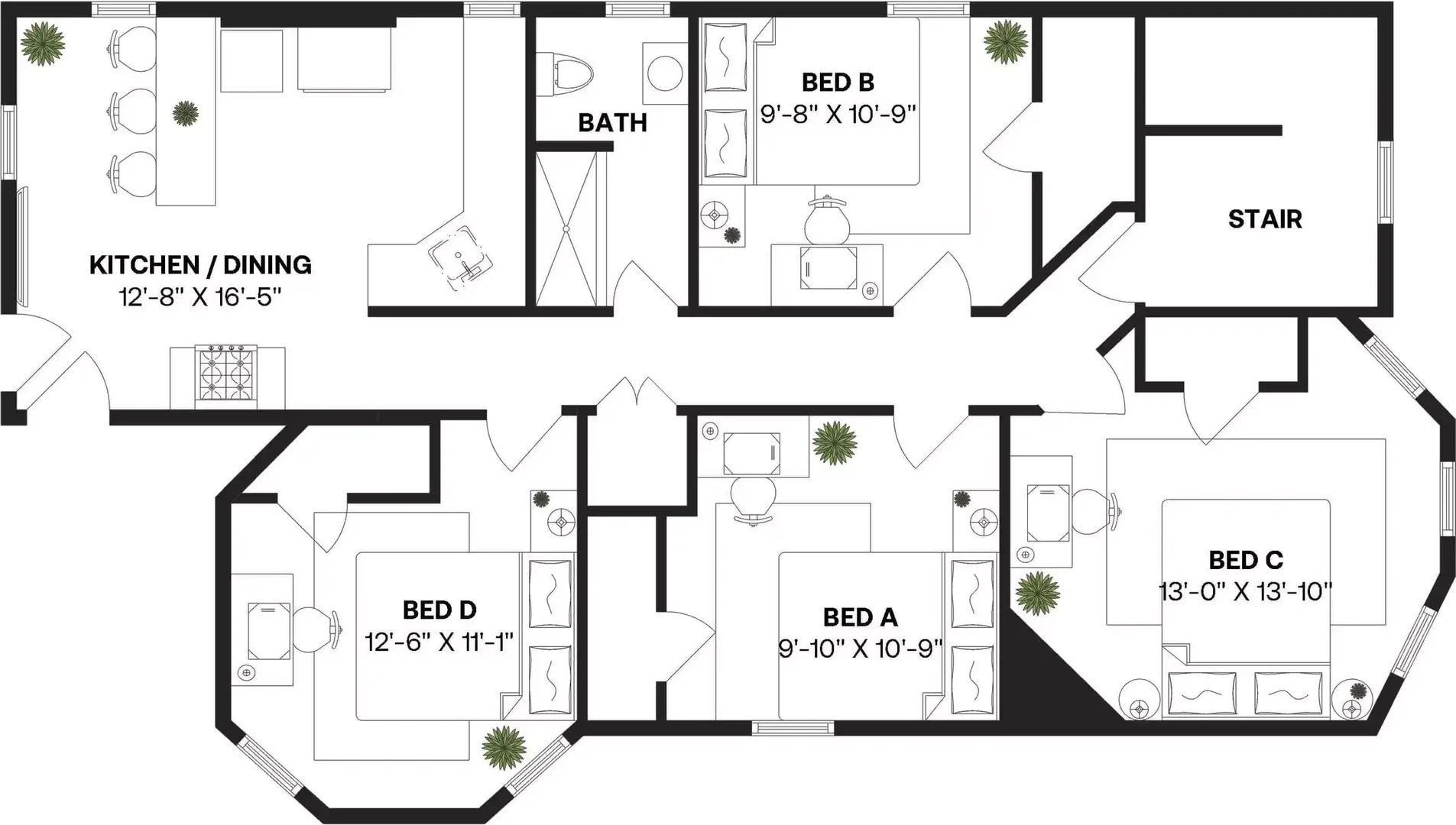 Budget-friendly student room close to campus in 