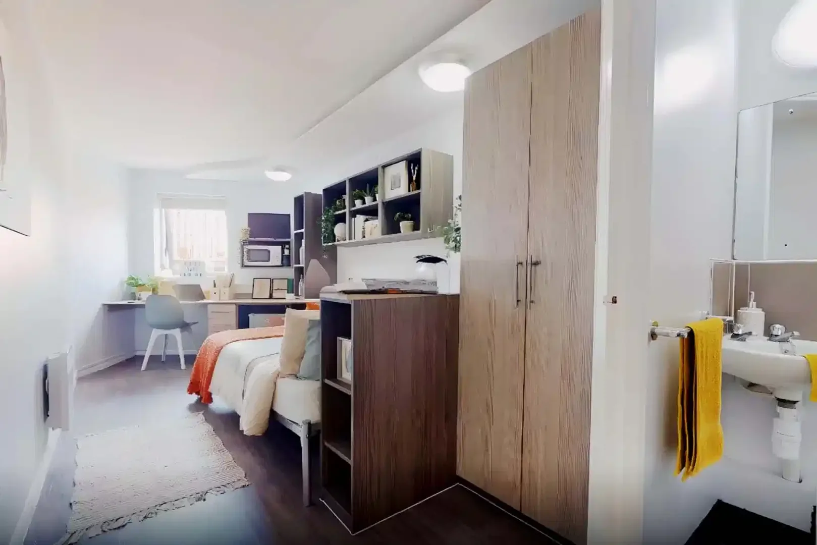 Studio moderne pour étudiants avec toutes les commodités dans 