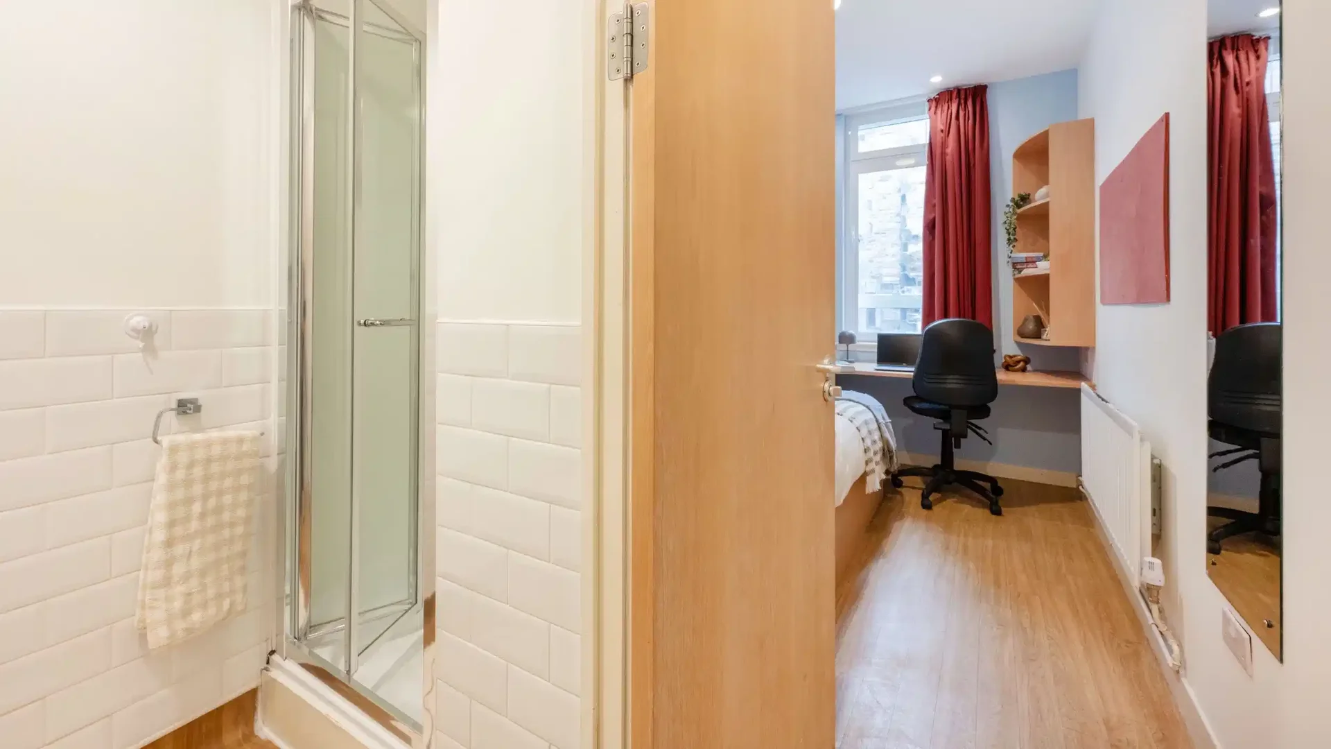 Helles und luftiges Studentenzimmer mit einfachem Zugang zur Universität in 