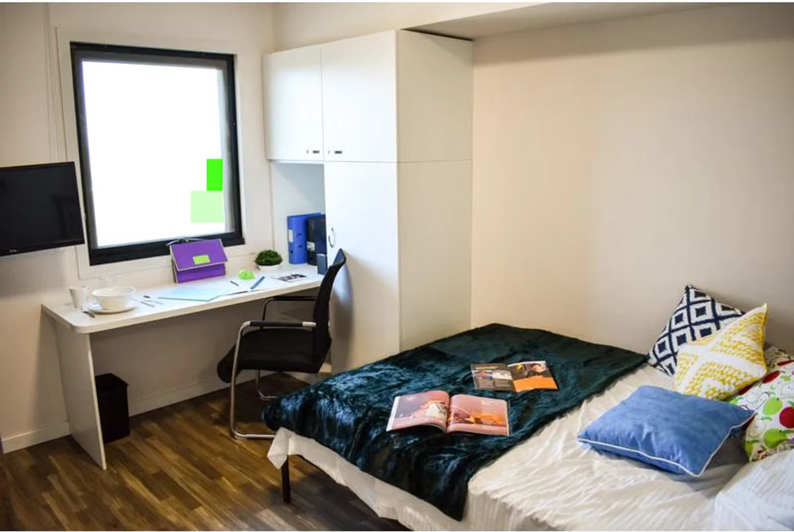 Affordable studio apartment with essential features in 