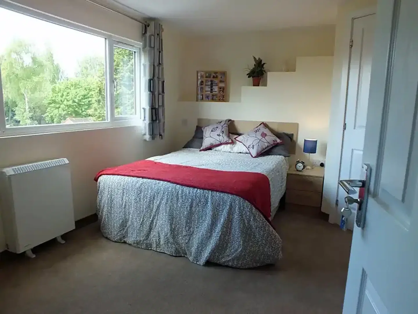 Student room in  with study area and shared facilities