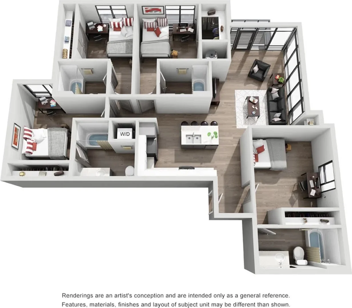 Habitación estudiantil amplia y cómoda en 
