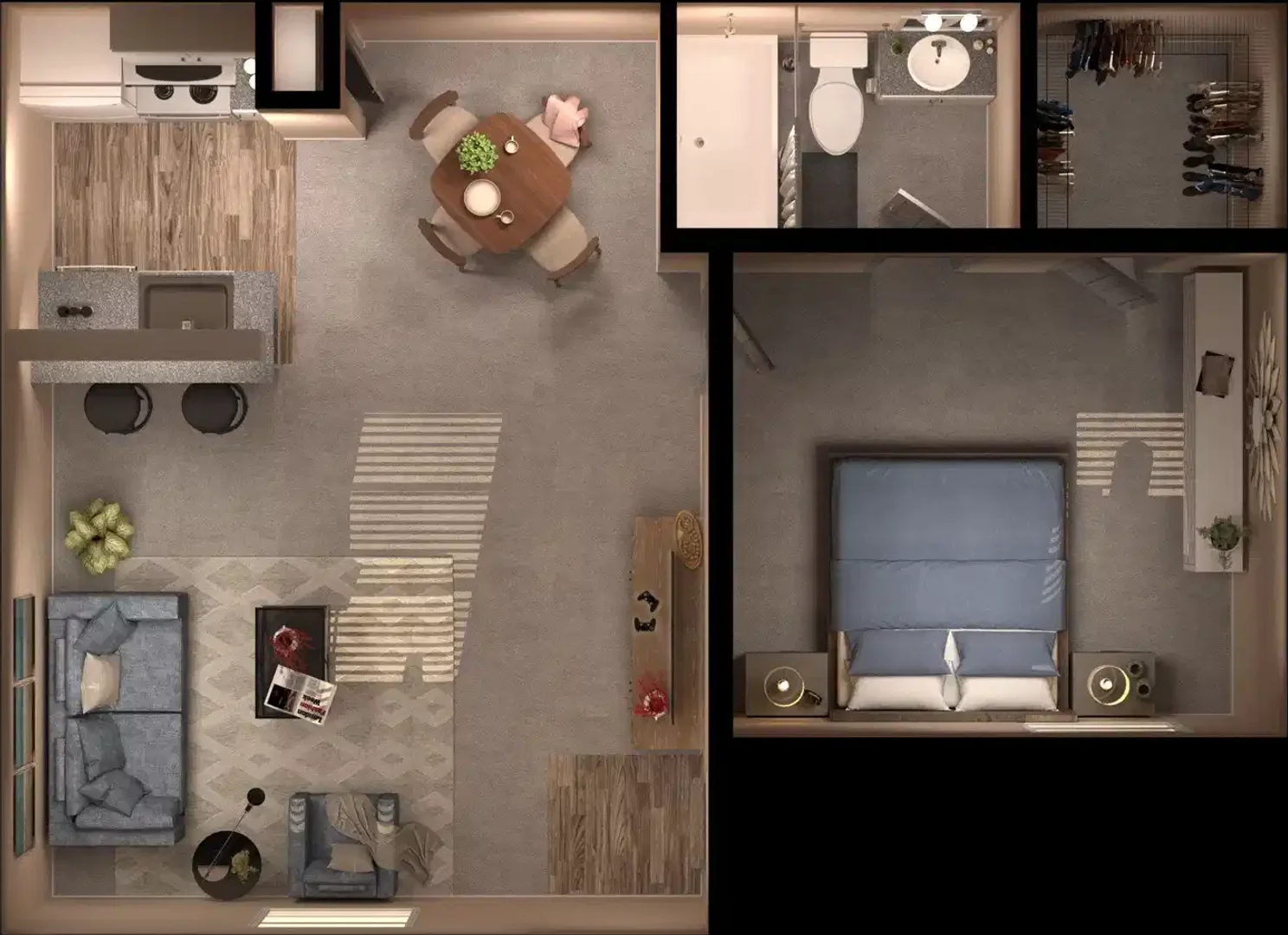 Budget-friendly student room close to campus in 