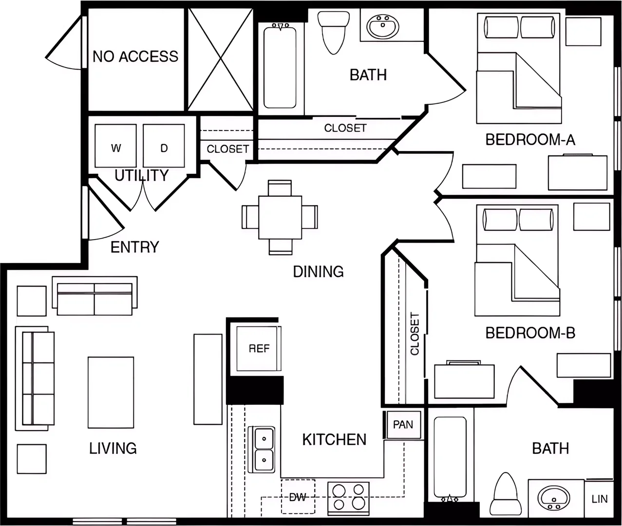 Chambre d'étudiant confortable et spacieuse dans