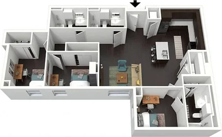 Quarto privado em West 23rd Street, imagem 1 de 10