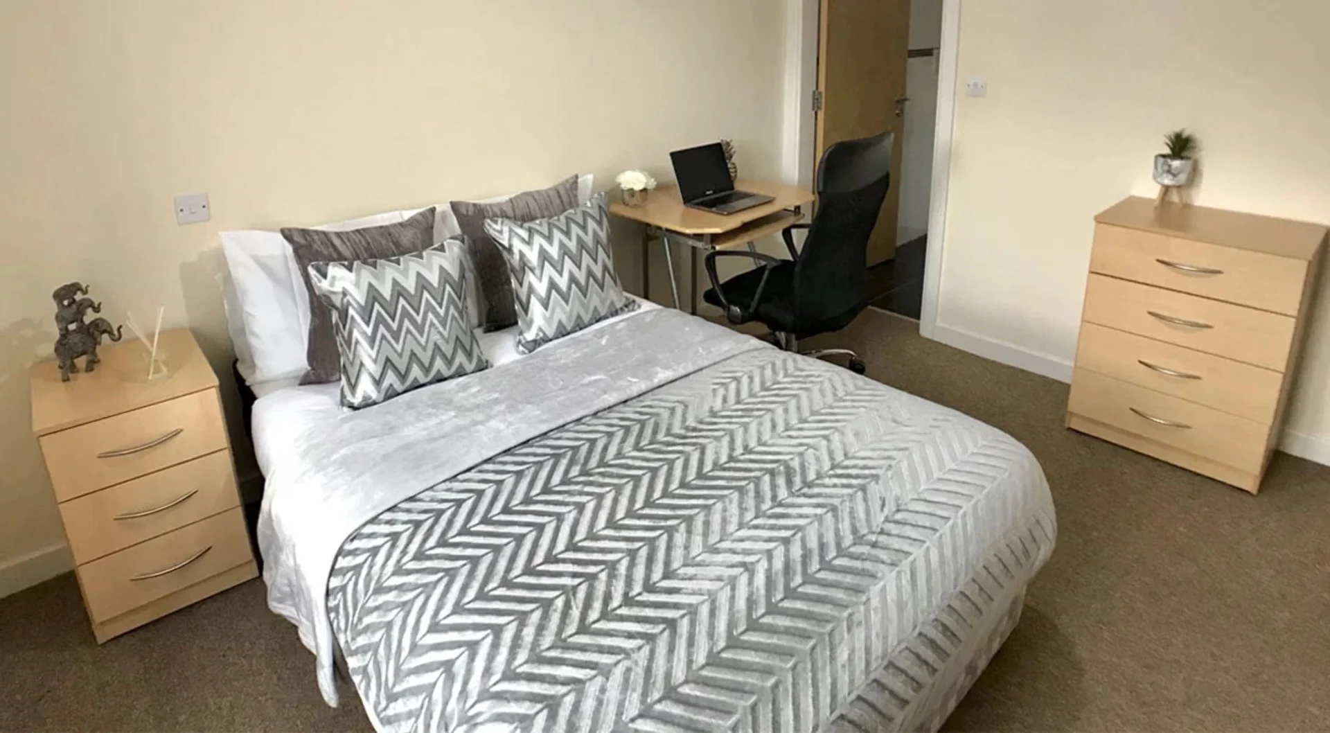 Comfortable and spacious student room in 