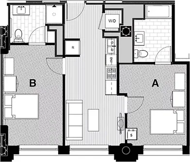 Habitación privada en West Van Buren Street, imagen 3 de 31