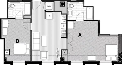 Habitación privada en West Van Buren Street, imagen 4 de 31