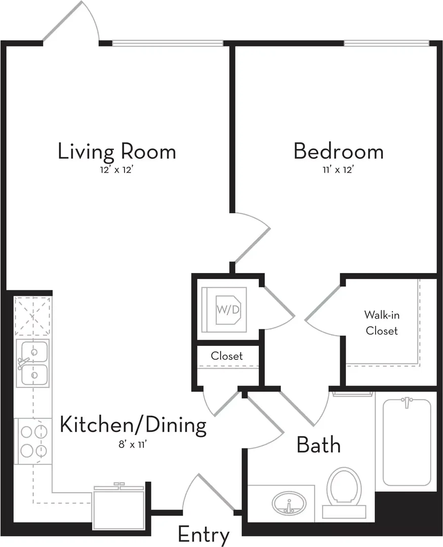 Chambre d'étudiant à  avec espace d'étude et installations communes