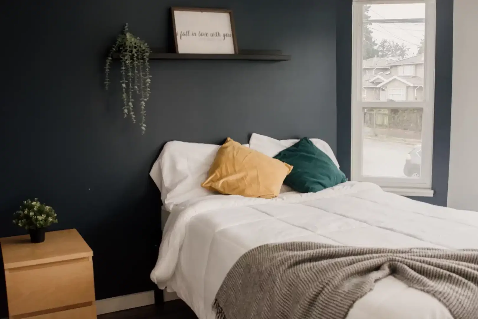Affordable room for students with ample lighting in