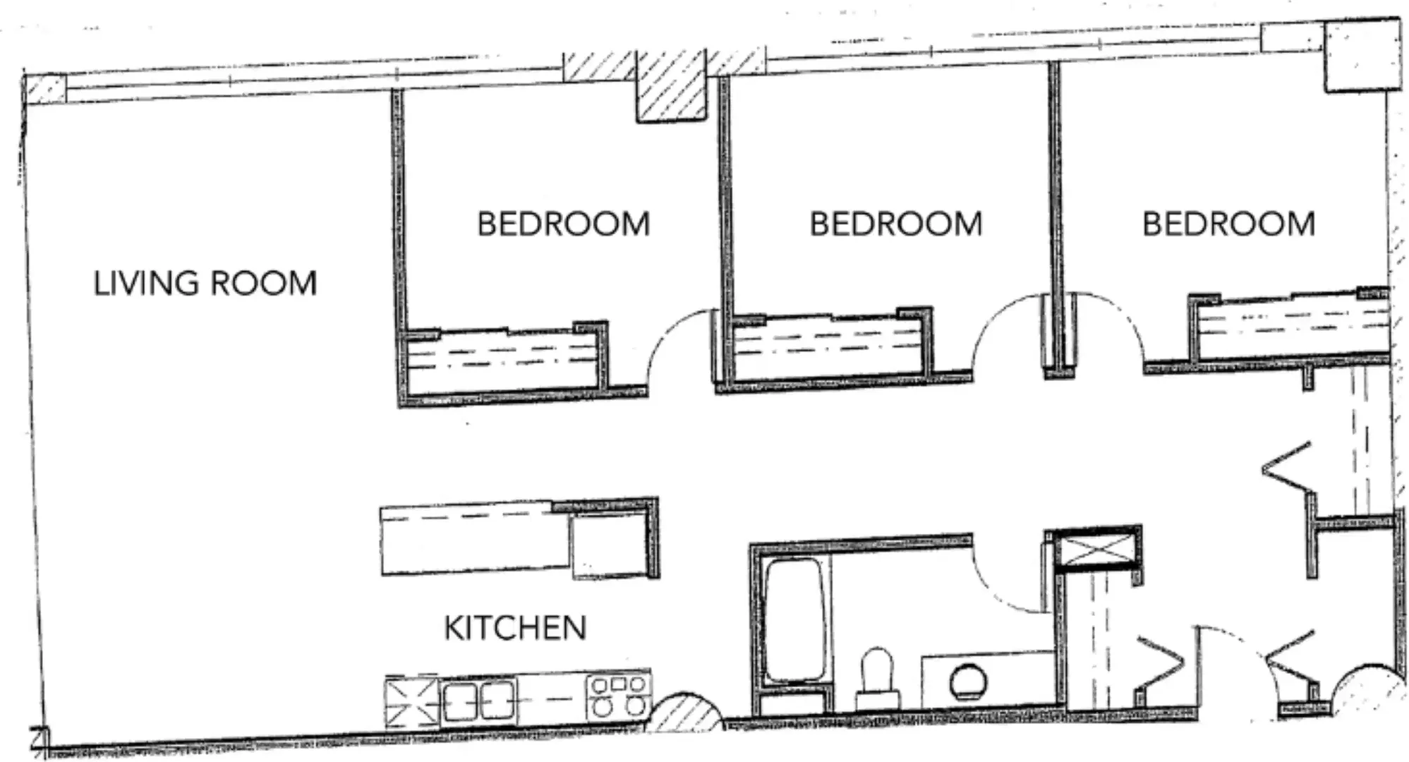 Quarto para alugar em apartamento de estudantes em , totalmente mobilado