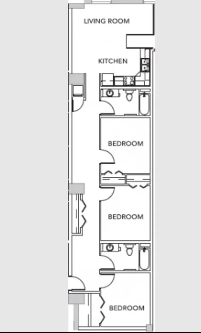 Zimmer in Studentenwohnung in  zu vermieten, voll möbliert