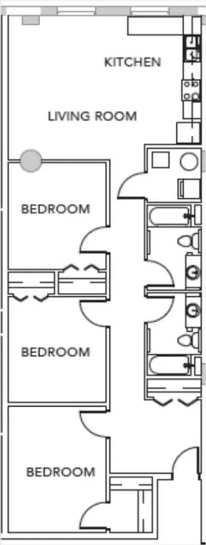 Studentenfreundliches Zimmer in  mit modernen Annehmlichkeiten