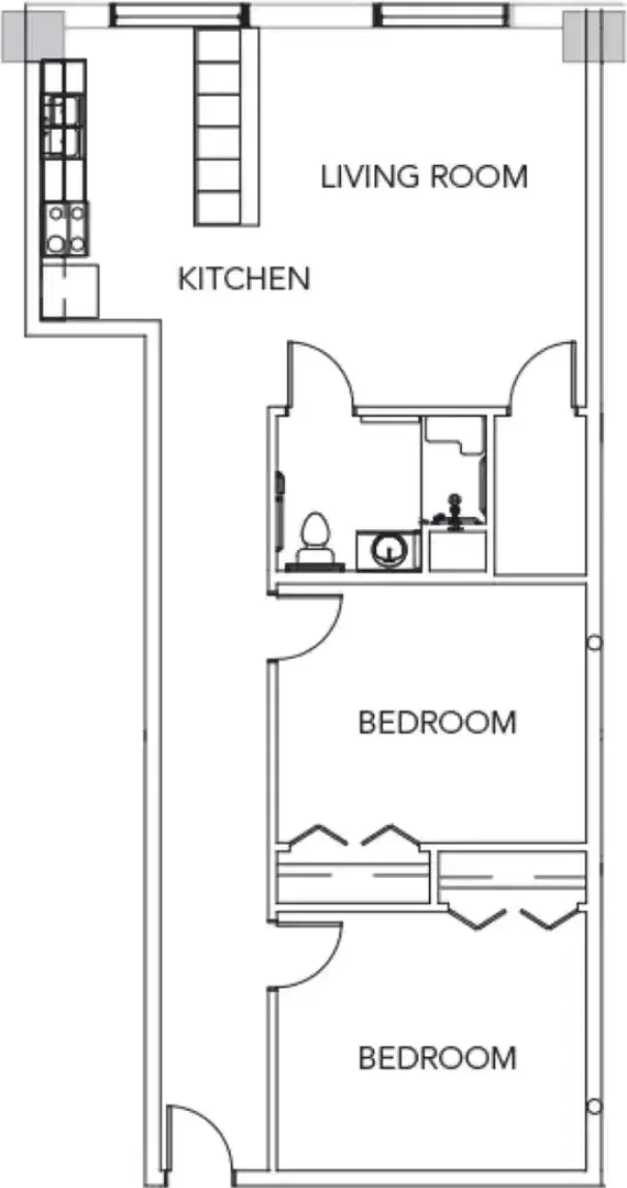 Functional student room perfect for studying in 