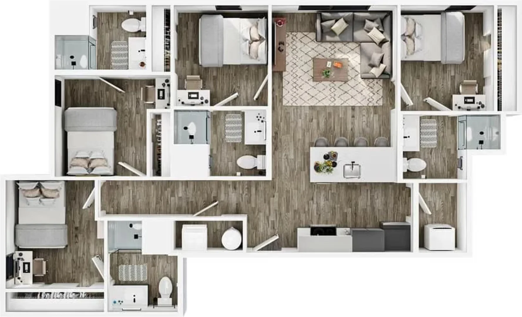 Quarto acolhedor para estudantes disponível em 