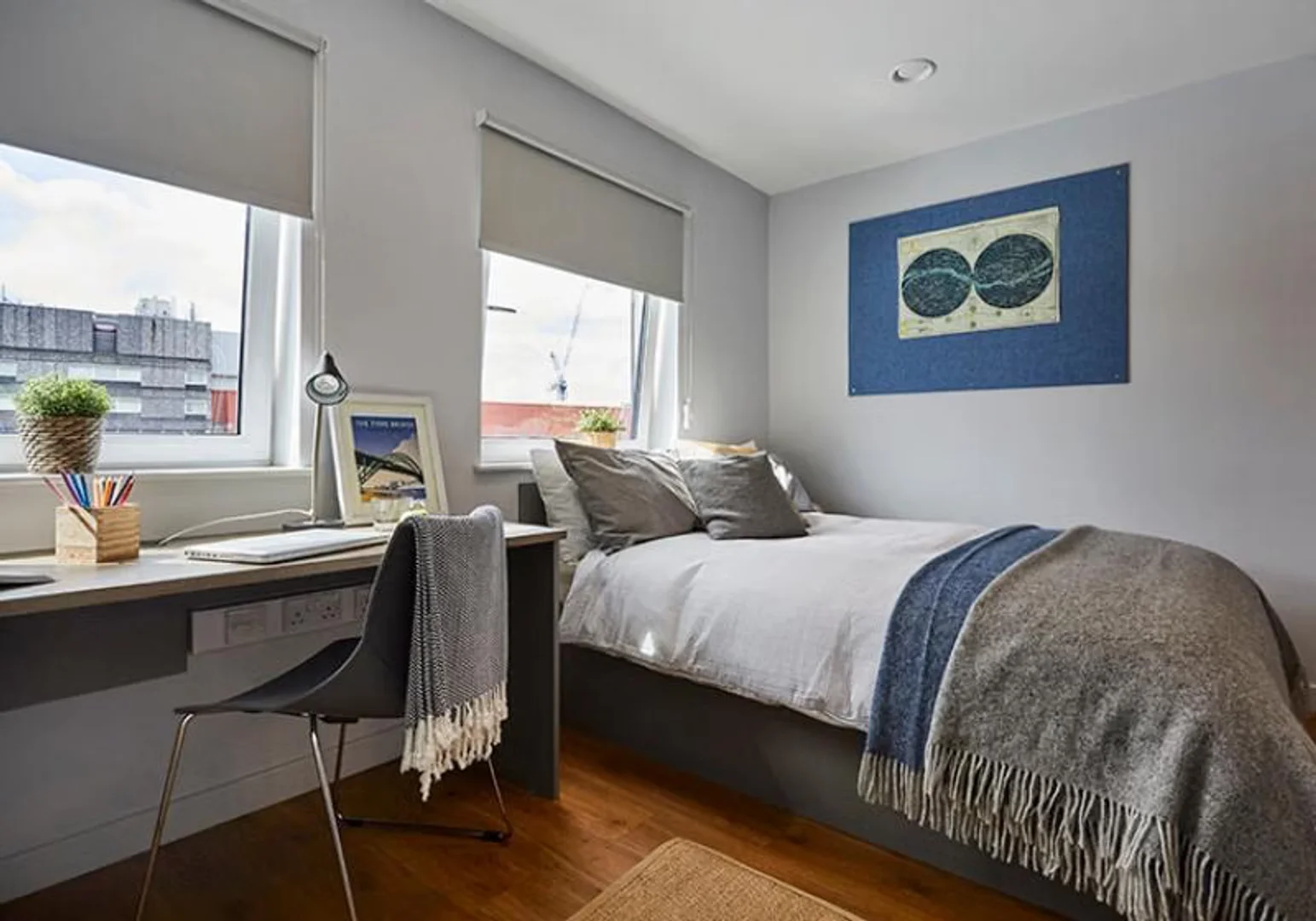 Quarto acolhedor para estudantes disponível em 
