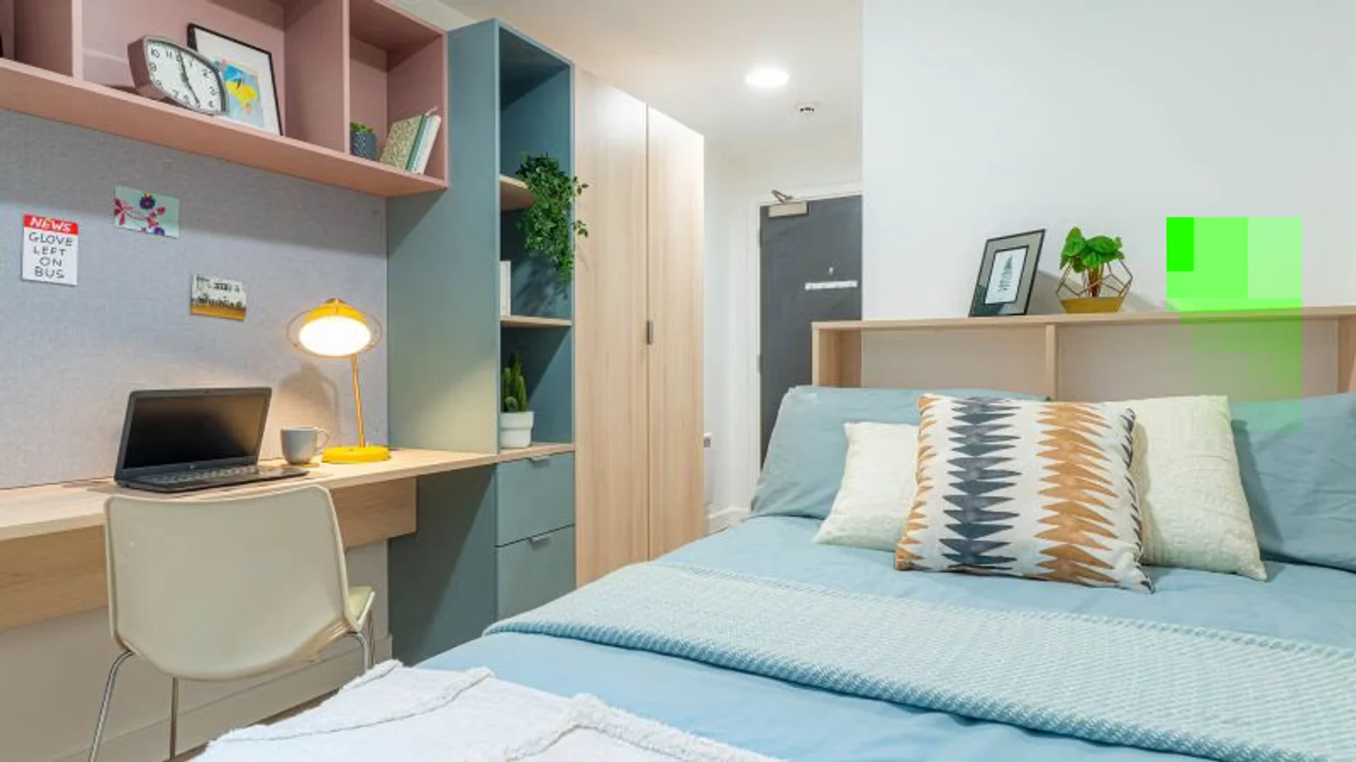 Chambre d'étudiant confortable et spacieuse dans 