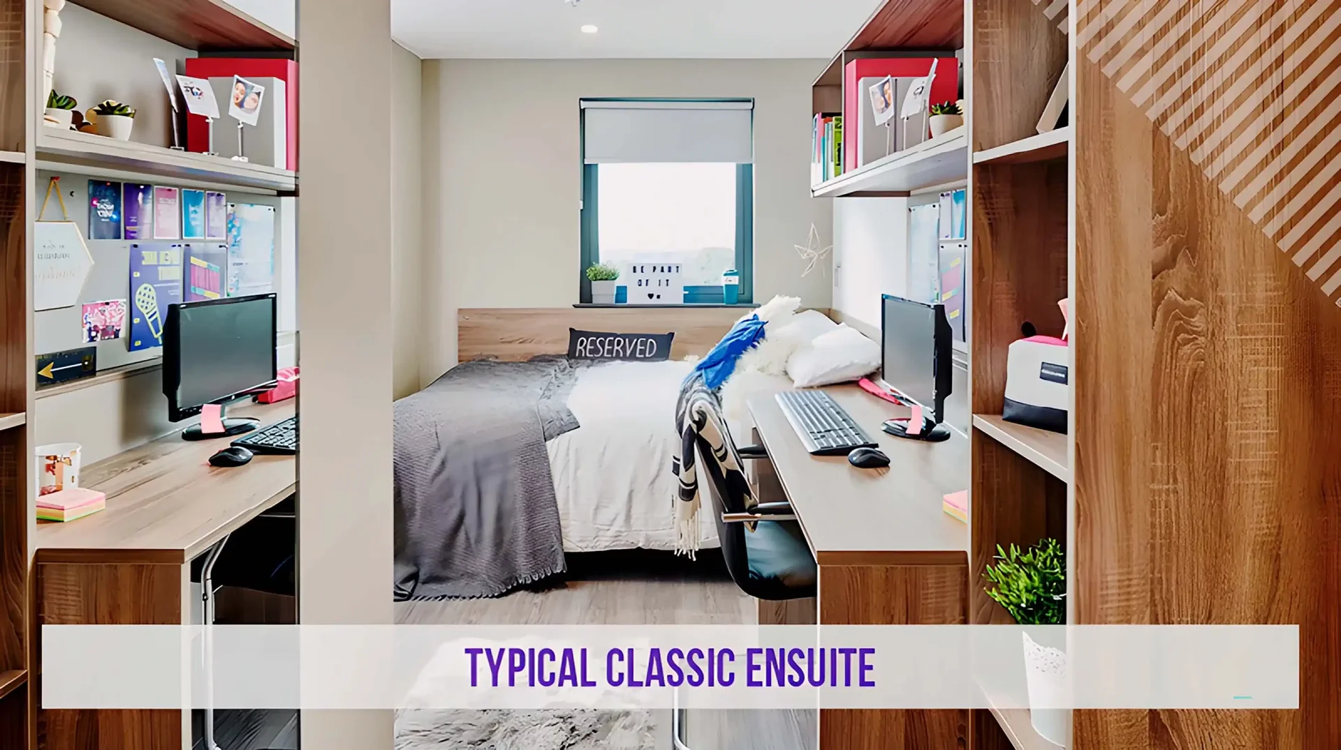 Quarto de estudante funcional perfeito para estudar em